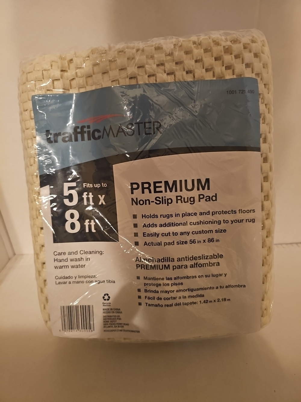 Traffic Premium Non-Slip Rug Pad - Cream